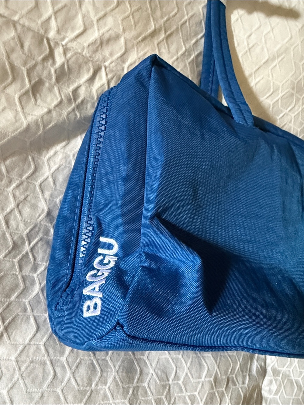 NWT Baggu Blue 'Los Angeles' Dodgers Bowler Bag - Picture 4 of 9